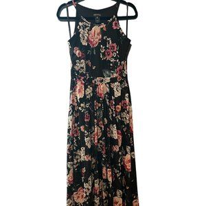 Black Floral Maxi Dress